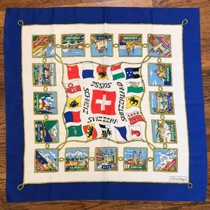 Swiss Design Silk Scarf